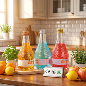 Botella <span class=keywords><strong>de</strong></span> Licor Transparente <span class=keywords><strong>de</strong></span> Vidrio Personalizada con Patrones <span class=keywords><strong>de</strong></span> Grietas <span class=keywords><strong>de</strong></span> Hielo al por Mayor, con Tapa <span class=keywords><strong>de</strong></span> Rosca para Sellado <span class=keywords><strong>de</strong></span> Licores - Product Image 1