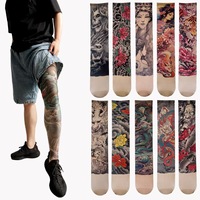 Collants fins d'été à motif de dessin animé imprimé numérique 360°, sans couture, anti-accrocs, résistants aux chocs, à la mode