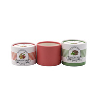 Tube d'Emballage Cylindrique Rond en Papier Kraft Personnalisé et Écologique pour Bougies en Cire