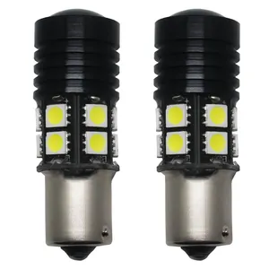 1156 אוטומטי סיבוב אות הוביל הנורה 12v t20 5050 12smd p21w המכונית להפוך בחזרה חניה מנורת w16w הבלם אור יום פועל