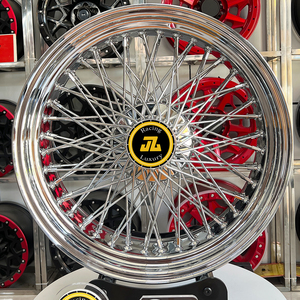 Cerchi a Raggi JZ da 20 Pollici, 80 Raggi, Design a Croce, Cerchi Cromati per <span class=keywords><strong>Impala</strong></span>, Caprice, Tahoe 1500, C10, <span class=keywords><strong>Auto</strong></span> Classiche - Product Image 1