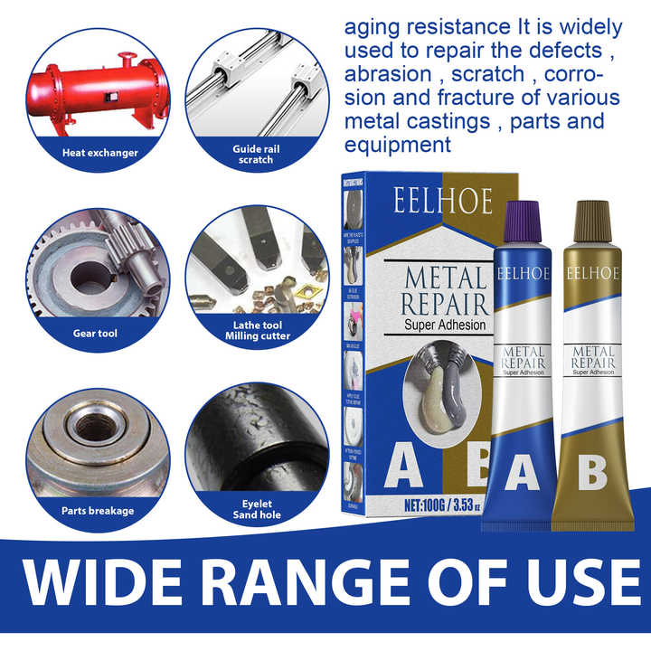 EELHOE ABCasting High Temperature Resistant Electric Welding Adhesive Sealant Crack Repair Agent for Metal Castings