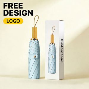 Vente flash - Parasol pliant 3 volets de haute qualité avec impression de logo personnalisé - Product Image 4