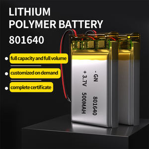 סיטונאי 801640 נטענת lipo סוללה 3.7v li-פולימר סוללה 500mah 801640 ליתיום פולימר סוללה - Product Image 2