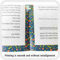 Impression personnalisée de Haggada à couverture souple, dorure à chaud, couverture florale hébraïque, bordure ornée, livre de Seder pour Pessa'h, cadeau, vente en gros, usine