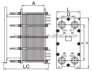 Échangeur <span class=keywords><strong>de</strong></span> chaleur détachable <span class=keywords><strong>de</strong></span> plat <span class=keywords><strong>de</strong></span> l'<span class=keywords><strong>acier</strong></span> inoxydable SUS304 316 pour des applications industrielles <span class=keywords><strong>de</strong></span> chauffage <span class=keywords><strong>ou</strong></span> <span class=keywords><strong>de</strong></span> refroidissement - Product Image 4