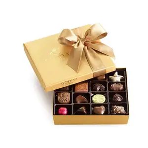 กล่องของขวัญที่ดีที่สุดสำหรับช็อคโกแลตการออกแบบที่กำหนดเองบรรจุภัณฑ์กล่องช็อคโกแลตขายส่ง
