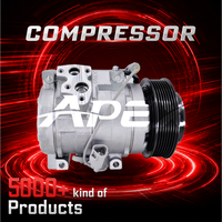Compresseur de climatisation APEX-ACTO013 pour Toyota Hiace KDH200 Prado Dyna Diesel 12V 7PK 120MM 10S17C Remplace 883206A081 DCP50076 DCP50085