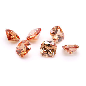 Высокое качество 5A подушечки CZ драгоценный камень 3x3 мм-10x10 мм белый/розовый/желтый/оранжевый/черный/Гранат/фиолетовый синтетический кубический цирконий - Product Image 2