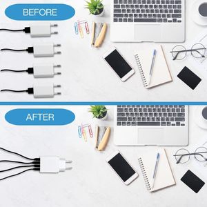 Cargador EONLINE 3D de 36W con Enchufe EU/US/UK/AU, Carga Rápida para iPhone 17 16 15 13 12 <span class=keywords><strong>Pro</strong></span> Max, Samsung, Xiaomi, <span class=keywords><strong>Poco</strong></span> - Product Image 3