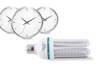 Lampe LED à économie d'énergie Lampe de maïs en forme de U Ampoule à vis E27 4U ultra-brillante pleine puissance Ampoule LED blanche à économie d'énergie
