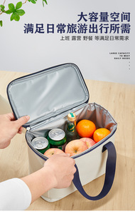 <span class=keywords><strong>Borsa</strong></span> Termica Extra Large in Tessuto, Stile Elegante da Donna, per Catering e Consegna di Alimenti - Product Image 4