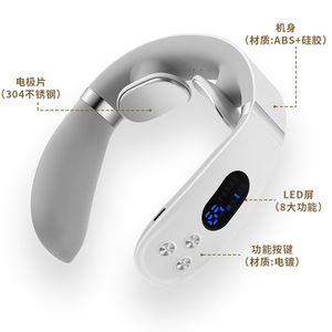 Neck Massager Rechargeable Heating Pulse Therapy For Neck Relief - Product Image 2