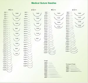 Aghi per Sutura Veterinaria NL313 in Acciaio Inossidabile Misto, Monouso Medico Circolare Chirurgico INST per Animali - Product Image 1