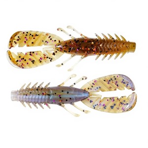 Leurre de pêche aux crevettes à paillettes du fabricant d'origine, griffes flexibles, vibration naturelle, matériel de pêche en eau douce - Product Image 2