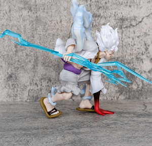 GK 18cm pour One Piece Action Cartoon PVC Gear 5 Nika Luffy Toy Lighting Awakening Flash Model Statue Decoration Anime Figures - Product Image 5