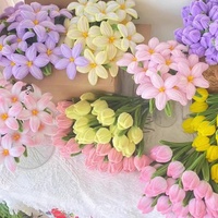 Limpiapipas de Chenilla Multicolor a Granel, Varillas de Chenilla Tipo Macaron para Ramos de Flores y Otros Juguetes Educativos