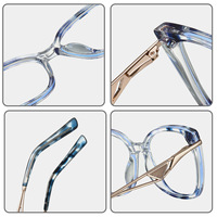Damen Mode Eckige Kurzsichtigkeits-Brillengestelle Optische Brillen Vintage Korrektionsbrillengestell 2026 Neuerscheinung Brillenmode