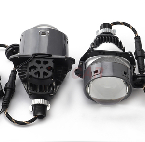 GCAR H4 Lámpara doble Tazón Led Proyector Luces 3,0 pulgadas 55W/65W 13000LM Matriz Brillante Grueso Pavimento Faro - Product Image 1