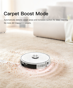 Aspirateur robot intelligent RC330, aspirateur rechargeable avec fonctions humides et sèches, installation automatique, prise EU - Product Image 2