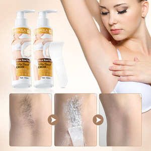 Crema Depilatoria BIOAQUA per Tutto il Corpo, Ascelle e <span class=keywords><strong>Gambe</strong></span>, Indolore, Delicata, Levigante e Illuminante, con Polpa di Riso Biologica per Donne - Product Image 3