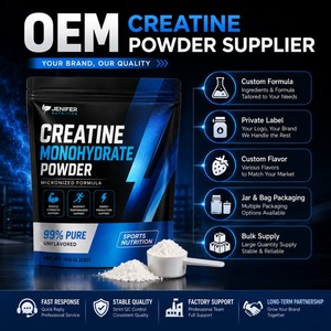 Creatina Monohidrato en Polvo 99% Pura, Venta Caliente, Etiqueta Privada OEM, Nutrición Deportiva - Product Image 6