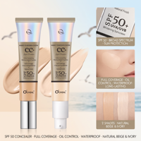 Fond de Teint Liquide CC Crème Correcteur Couvrant Anti-Imperfections, Contrôle du Sébum, Longue Tenue, Étanche, SPF 50, Personnalisable avec Votre Logo et Marque Privée