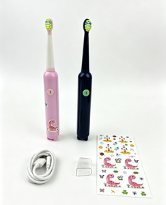 Brosse à dents électrique sonique pour enfants Eisler K5, 2 couleurs au choix, brosse à dents pour enfants à poils doux imperméable avec autocollants DIY OEM - Product Image 1