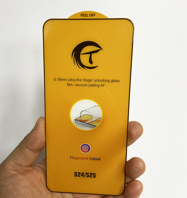 0.18mm ultra Thin Fingerprint Unlock AF Tempered Glass Screen Protector for Samsung S25 ULTRA Film