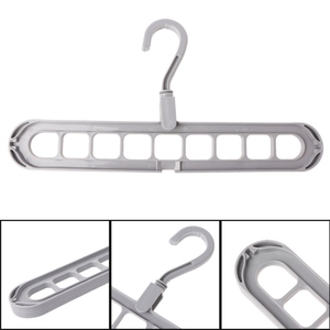 <span class=keywords><strong>Cintre</strong></span> Magique Gain de Place 9 Trous, Cintres Multifonctionnels en Plastique <span class=keywords><strong>pour</strong></span> Vêtements 360° °   Porte-vêtements rotatif magique <span class=keywords><strong>pour</strong></span> armoire - Product Image 3