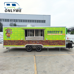ONLYWE Food Truck Commerciale da 16 Piedi, Rimorchio Mobile per Street Food con Cucina Completa, Licenziato per la Vendita - Product Image 1