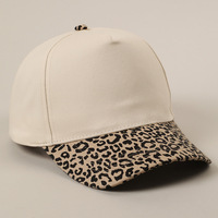 Casquettes de baseball en coton bicolores à 5 panneaux, personnalisables OEM/ODM, avec broderie 3D, fusion sans couture, unisexe, pour toutes les saisons