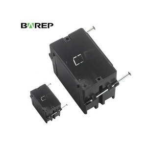 Boîtier électrique Barep CULus 1 poste en <span class=keywords><strong>PVC</strong></span>, neuf, avec clous angulaires, boîte <span class=keywords><strong>de</strong></span> dérivation profonde ignifuge UL94 V0 pour usage résidentiel - Product Image 1