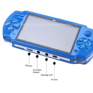 Hot Video X6 Spiele konsole für Game-Pad Handheld Retro-Spiele konsole 4,3-Zoll-Spiele Spieler unterstützen Kamera-Spiele konsolen Box