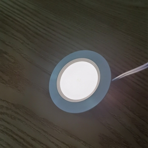 Hiện đại 12V 2.5W <span class=keywords><strong>LED</strong></span> <span class=keywords><strong>PIR</strong></span> cảm biến chuyển động chuyển đổi lõm dưới tủ bếp chiếu sáng nội thất Đèn sân khấu Puck ánh sáng - Product Image 4