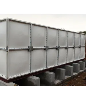 Tanque de almacenamiento de agua de fibra de vidrio combinado de 16000 litros para agricultura