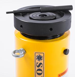 Vérin hydraulique à simple effet 100T avec écrou de blocage de charge et retour automatique CLL-1002 - Product Image 3