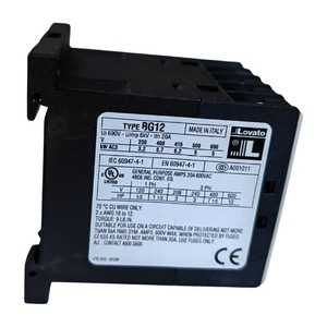 Contacteurs LOVATO RF9.33 RF9.5 RF9.62 RF12 et relais BG06 BG0910 BG12 Électricité AC/DC - Product Image 1