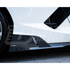 MSY Style Revuelto Full Visible Carbon Fiber <b>Side</b> Skirts For Lamborghini Revuelto Body Kits - Product Image 3