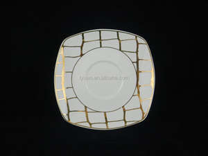 <span class=keywords><strong>Arcopal</strong></span>, plato de cerámica redondo de 14 pulgadas, cargador de porcelana acentuada dorada para ensalada, postre o cena, juego de utensilios de cocina para el hogar - Product Image 6