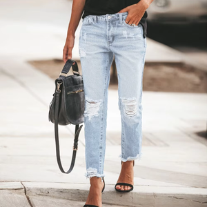 Nuevos pantalones <span class=keywords><strong>vaqueros</strong></span> americanos para <span class=keywords><strong>mujer</strong></span>, pantalones <span class=keywords><strong>vaqueros</strong></span> <span class=keywords><strong>de</strong></span> moda Retro con agujeros <span class=keywords><strong>rotos</strong></span> sin elásticos, pantalones <span class=keywords><strong>vaqueros</strong></span> ajustados <span class=keywords><strong>de</strong></span> tendencia para <span class=keywords><strong>mujer</strong></span> - Product Image 6