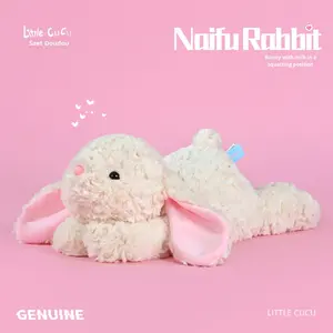 Peluche Ufficiale Dudu Milk Bear 31cm-50cm, Cuscino Compagno di Sonno Imbottito in Cotone PP per Giovani - Product Image 3