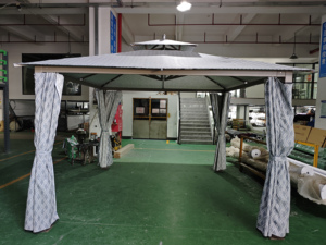 Gazebo de Jardín para Exteriores Foshan <span class=keywords><strong>Darwin</strong></span>, Pérgola de Diseño Moderno, Rectangular, con Marco de Aluminio y Recubrimiento en Polvo, Fácil de Montar, Precio de Fábrica - Product Image 5