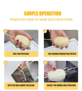 Coupe-pommes en spirale manuel Twist <span class=keywords><strong>Tornado</strong></span>, machines à fruits et légumes - Product Image 5
