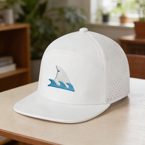 Gorra Trucker de Malla Transpirable de 5 Paneles con Visera Plana Estructurada, Gorra Deportiva de Béisbol, Fábrica de Vietnam - Product Image 3