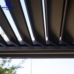 Arches bioclimatiques d'extérieur en aluminium Arbours Pergolas et pont Abri à climat contrôlé pour l'extérieur - Product Image 3