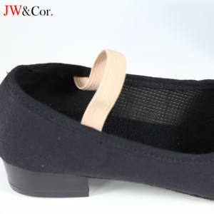 Zapatos <span class=keywords><strong>de</strong></span> <span class=keywords><strong>Ballet</strong></span> Profesionales <span class=keywords><strong>de</strong></span> Alta Calidad para Profesora, <span class=keywords><strong>de</strong></span> Lona, Tacón Bajo, Color Negro, para Mujer, Venta al Por Mayor JW - Product Image 5