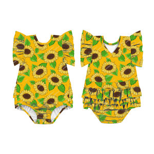 Pelele sin mangas con volantes para bebé, pelele para Recién Nacido 2021 poliéster, Mono para bebé prematuro 100% - Product Image 4