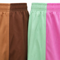 Shorts de rugby pour hommes en sergé de coton uni, taille élastique, coupe large, pour sport, entraînement, gym, décontracté, été, imperméable et respirant