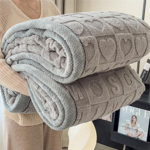 Home Love Letter Warm Nap Sofá Manta Ocio <span class=keywords><strong>Aire</strong></span> acondicionado Manta Four Seasons - Product Image 6